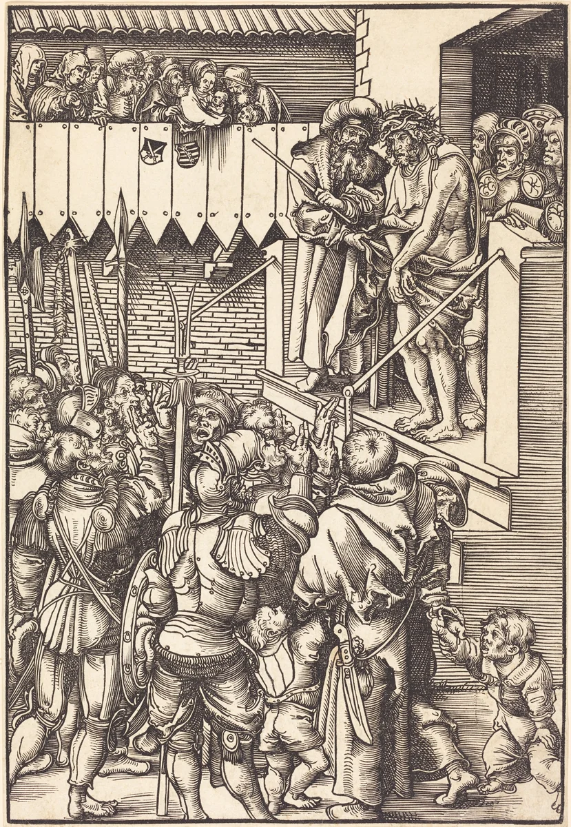 Ecce Homo by Lucas Cranach, print, 1509
