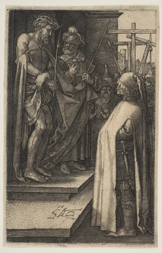 Ecce Homo, from "The Passion" by Albrecht Dürer, print, 1512