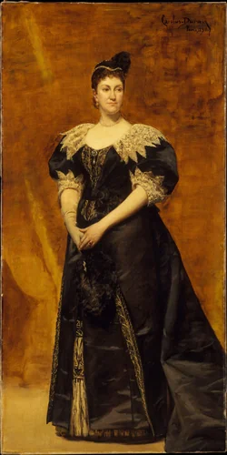 Mrs. William Astor (Caroline Webster Schermerhorn, 1831–1908) by Carolus-Duran, painting, 1890