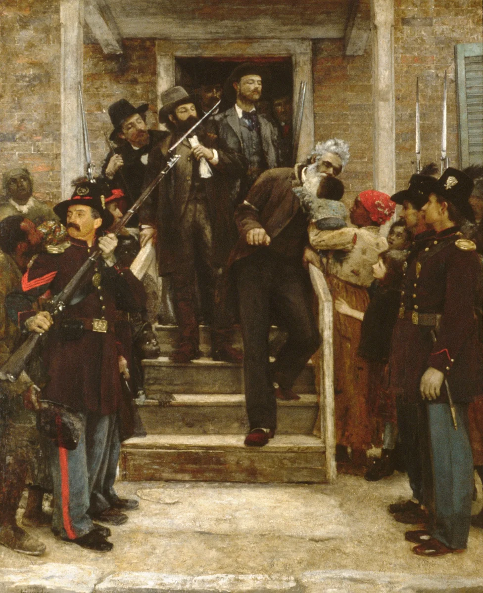 The Last Moments of John Brown by Thomas Hovenden, artwork, 1882-1884