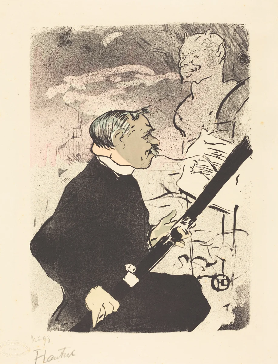For You (Pour toi!...) by Henri de Toulouse-Lautrec, print, 1893