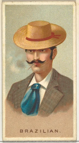 Brazilian, from World's Smokers series (N33) for Allen & Ginter Cigarettes by Allen & Ginter, print, 1888