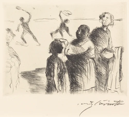 Das Gastmahl des Trimalchio: pl. II (The Banquet of Trimalchio: pl. II) by Lovis Corinth, print, 1919