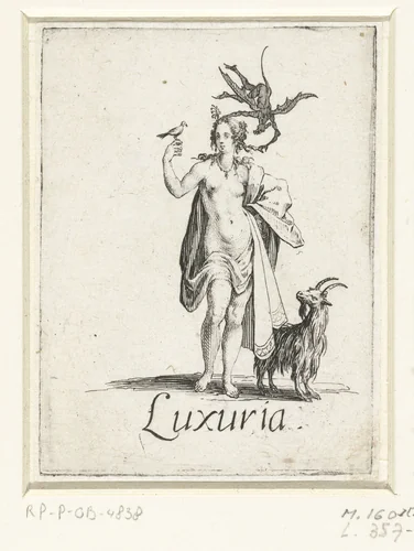 Wellust by Jacques Callot, print, 1618-1625