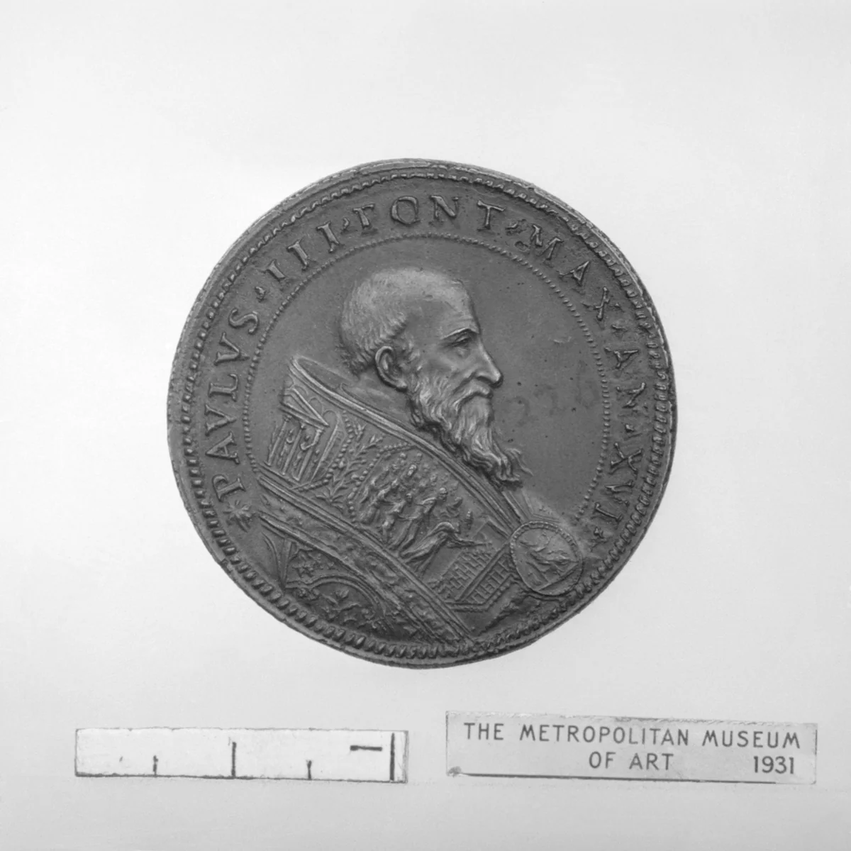 Pope Paul III by Alessandro Cesati, metalwork, 1500-1599