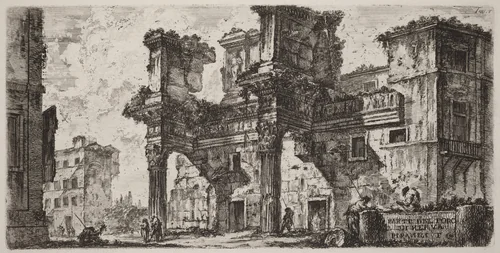 Parte di Foro di Nerva by Giovanni Battista Piranesi, portfolio, 1748