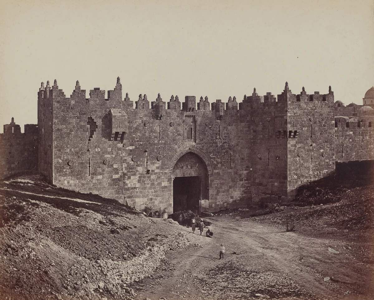 Porte de Damas by James Robertson; Felice Beato; Antonio Beato, photograph, 1857