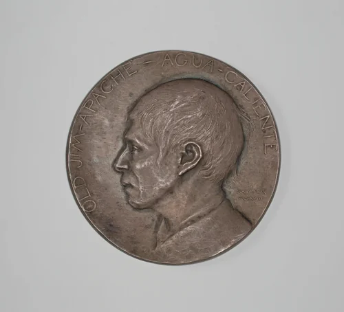 Old Jim-Apache-Agua-Caliente by Edward Warren Sawyer, metalwork, 1908