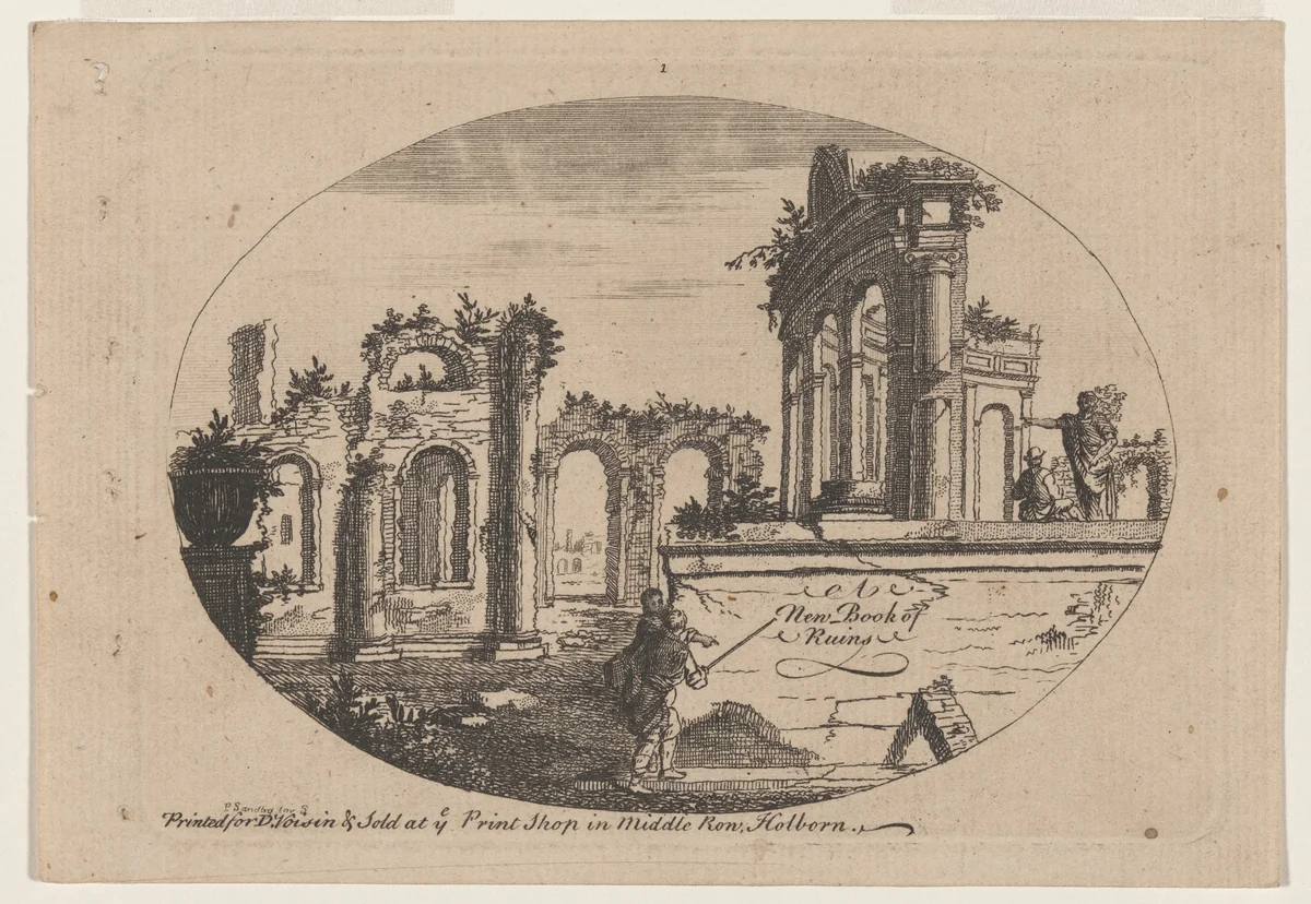 Title Page by Paul Sandby, print, 1745-1755