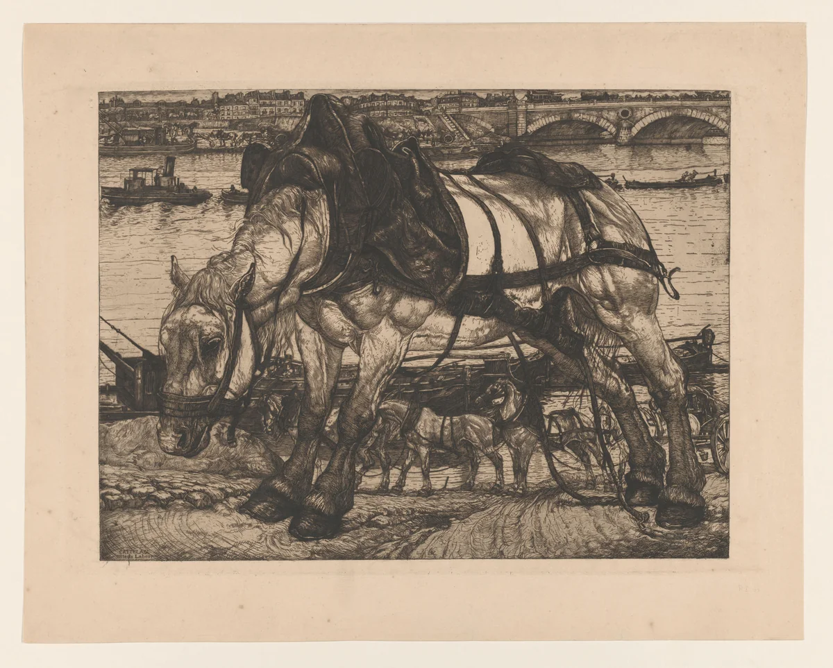 Bête de Labeur by Pieter Dupont, print, 1898