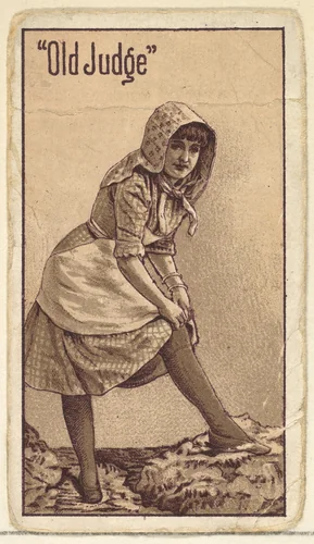 (Minnie Palmer) from the Old Judge series (N167) for Old Judge Cigarettes by Goodwin & Company, print, 1886