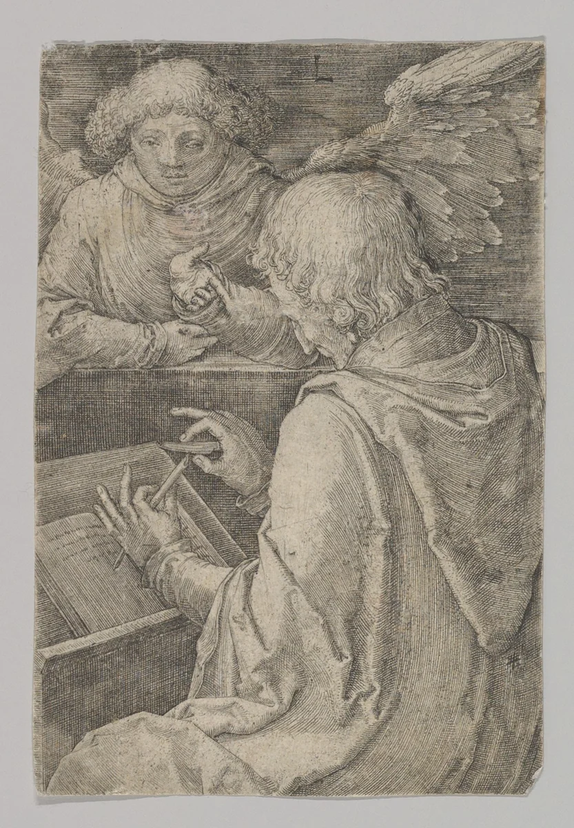 St. Matthew, from the series The Four Evangelists by Lucas van Leyden, print, 1518