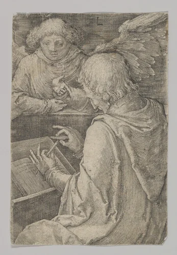 St. Matthew, from the series The Four Evangelists by Lucas van Leyden, print, 1518