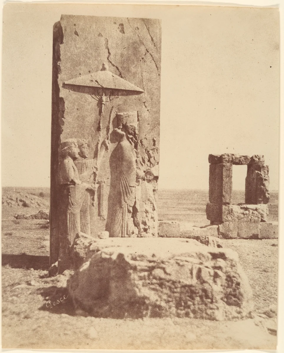 (5) [Persepolis] by Luigi Pesce, photograph, 1840-1869