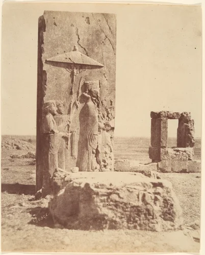 (5) [Persepolis] by Luigi Pesce, photograph, 1840-1869
