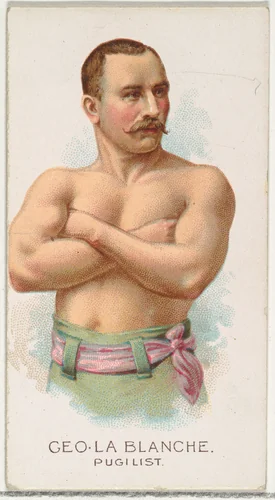 George La Blanche, Pugilist, from World's Champions, Series 2 (N29) for Allen & Ginter Cigarettes by Allen & Ginter, print, 1888