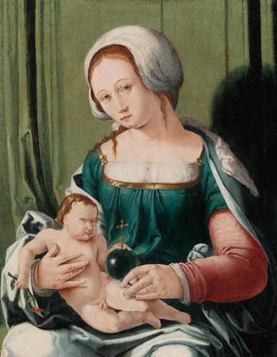 Maria met kind by Unknown, painting, 1530