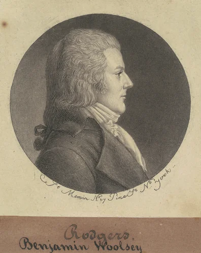 Benjamin Woolsey Rogers by Charles B. J. Févret de Saint-Mémin, print, 1796-1797