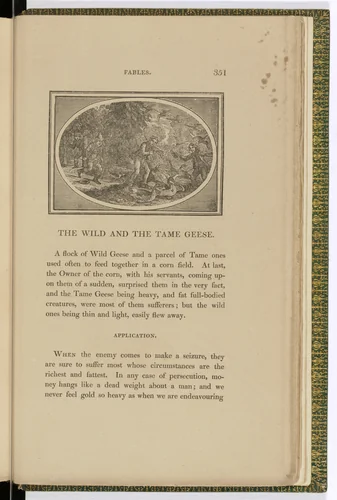Headpiece (page 351) from The Fables of Aesop by Thomas Bewick, illustrated book, 1818