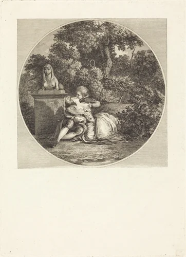 The Grove by Nicolas Lavreince, print, 1700-1799