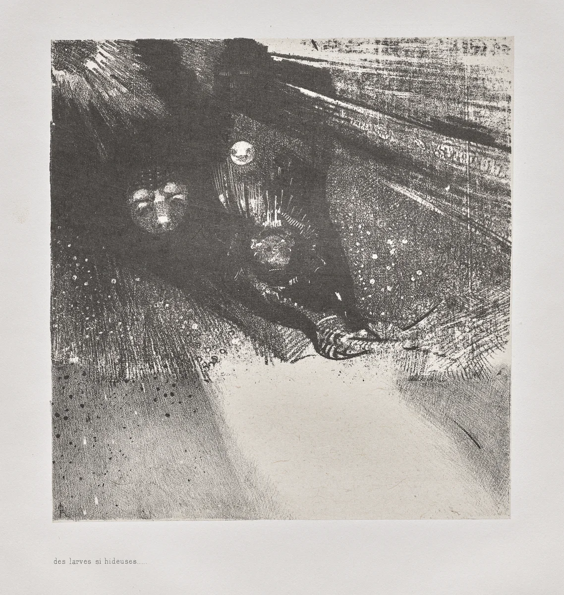 Hideous Larvae by Auguste Clot, print, 1896