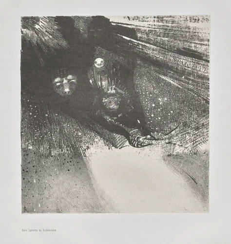 Hideous Larvae by Auguste Clot, print, 1896