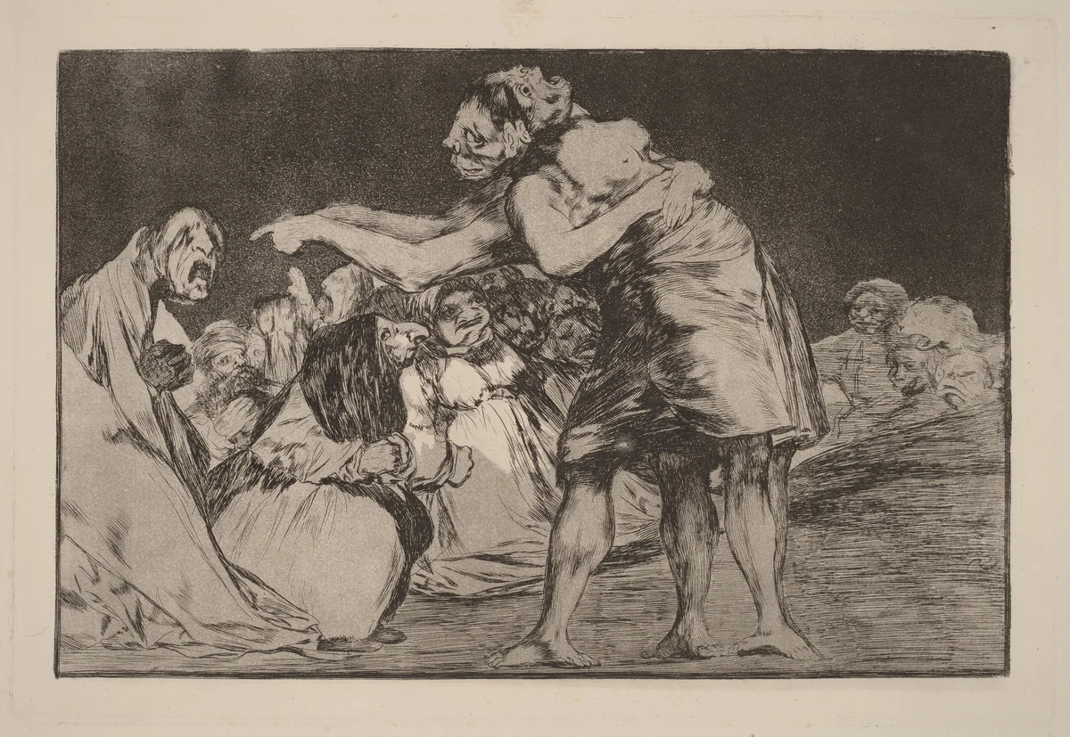 Disparate desordenado (Disorderly Folly) by Francisco Goya, print, 1816