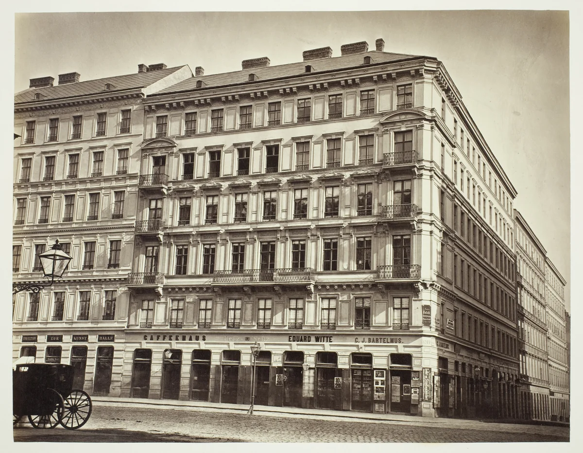 Kärnthnerstraβe No. 59, Zinshaus des Herrn Sam Maeir by Artist Unknown, photograph, 1860-1869