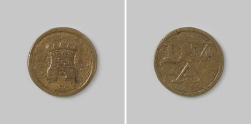 Armenpenning van de Diaconie te Alkmaar, klein model by Unknown, other, 1500-1800