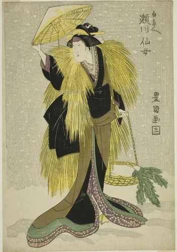 The actor Segawa Senjo as Shirotae by Utagawa Toyokuni I (初代 歌川 豊国), print, 1769-1825