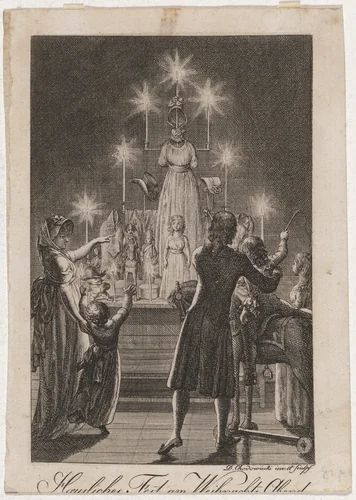 Das Weihnachtsfest by Daniel Nikolaus Chodowiecki, print, 1797
