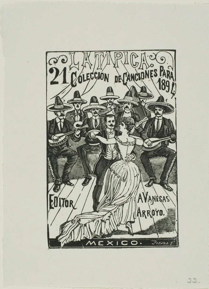 The "Typical" by José Guadalupe Posada, print, 1889-1899