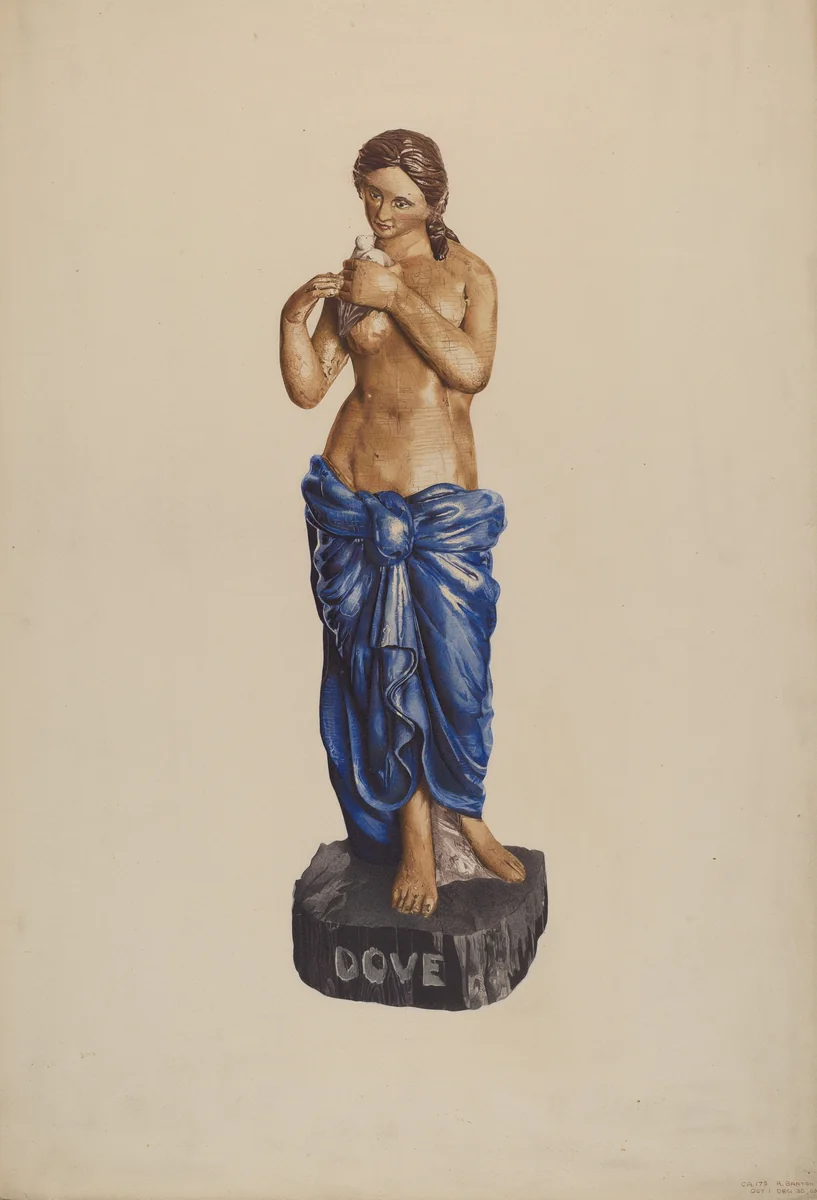 Garden or Circus Figure by Robert Barton, index of american design, 1940