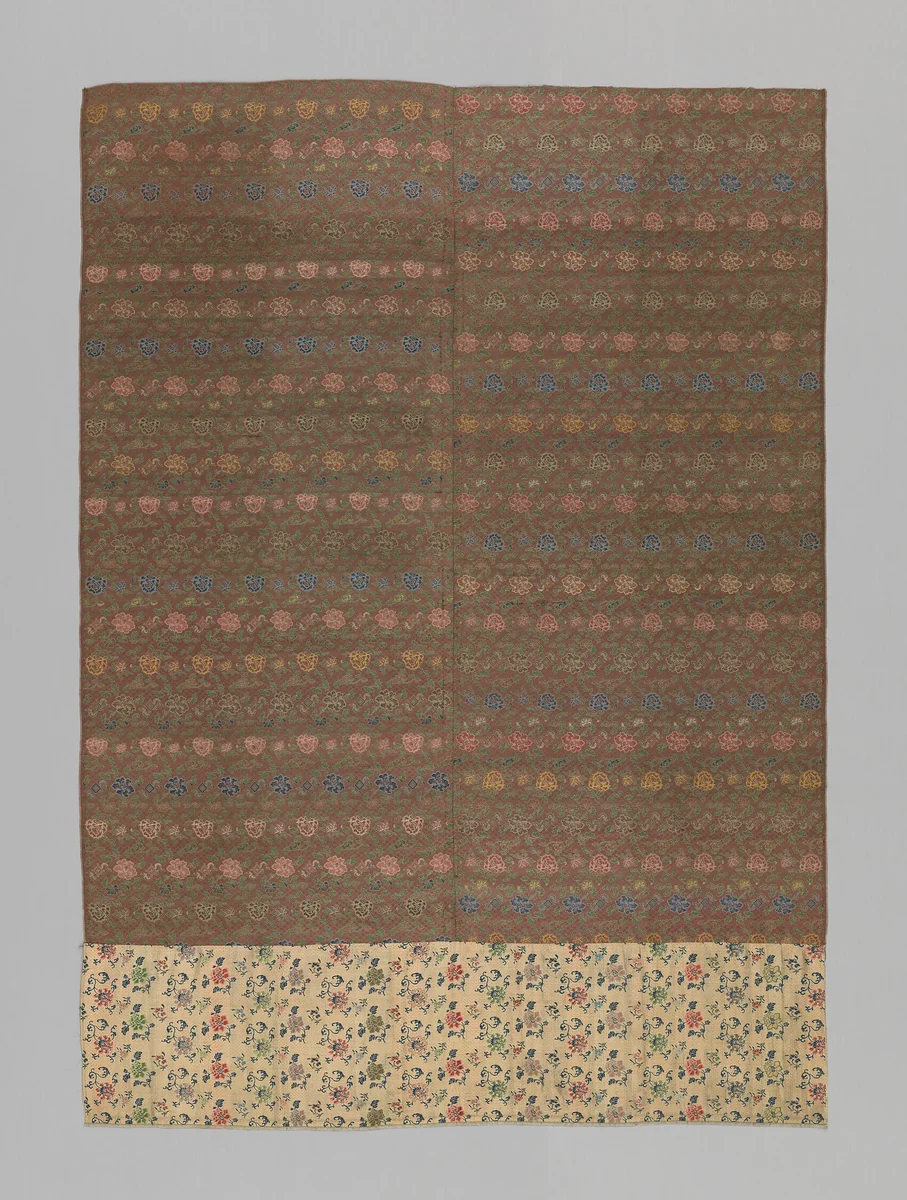 Panel (Furnishing Fabric) by China, textile, 1875-1900