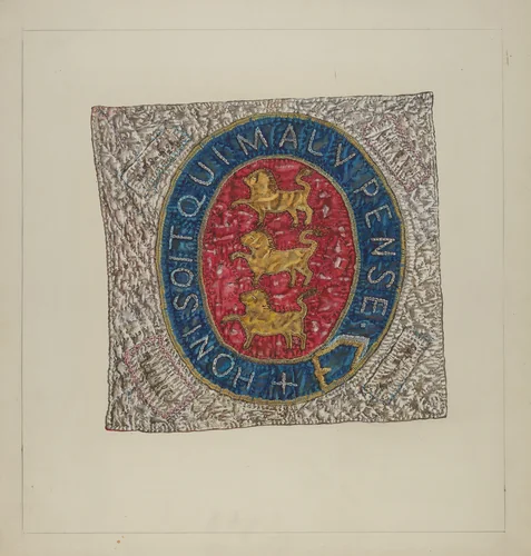 Friendship Quilt Block by Florence Truelson, index of american design, 1935-1942