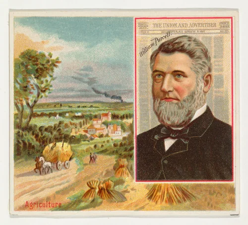 William Purcell, The Rochester Union and Advertiser, from the American Editors series (N35) for Allen & Ginter Cigarettes by Allen & Ginter, print, 1887