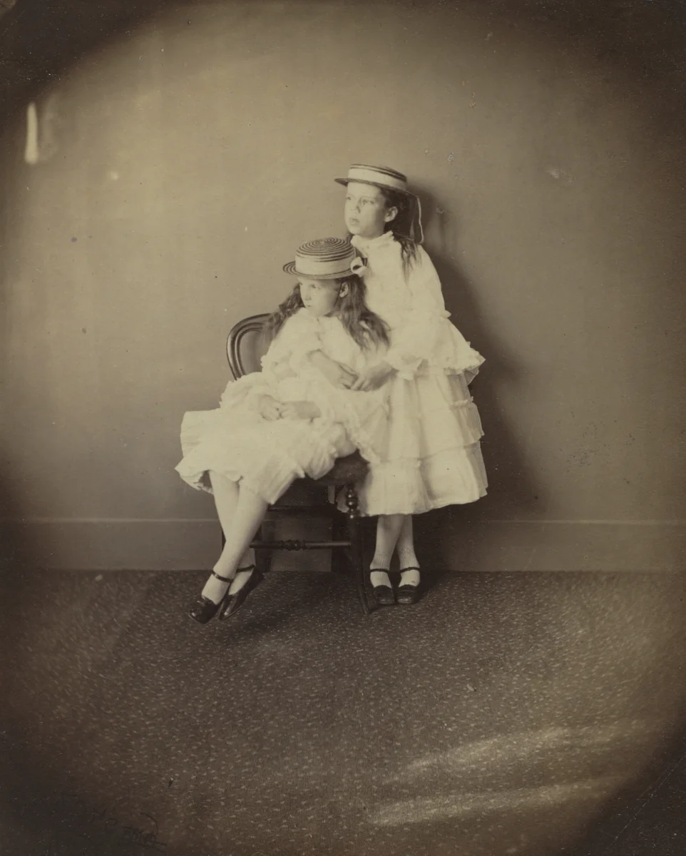 Julia and Ethel Arnold by Lewis Carroll, photograph, 1872