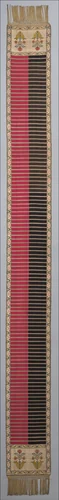 Sash by Leo Madjarski, textile, 1767-1780