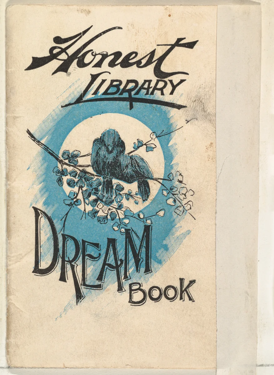 Dream Book, from the Honest Library series (N115) issued by Duke Sons & Co. to promote Honest Long Cut Tobacco by W. Duke, Sons & Co., print, 1896
