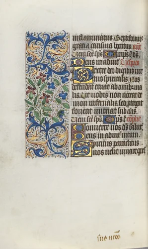 Book of Hours (Use of Rouen): fol. 101v by Master of the Geneva Latini, book, 1465-1475