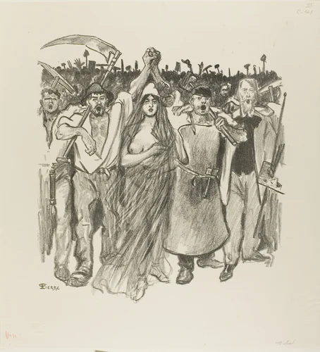 March 18 by Théophile Alexandre Steinlen, print, 1894