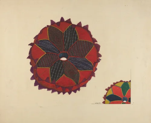 Head Pad by John Wilkes, index of american design, 1937