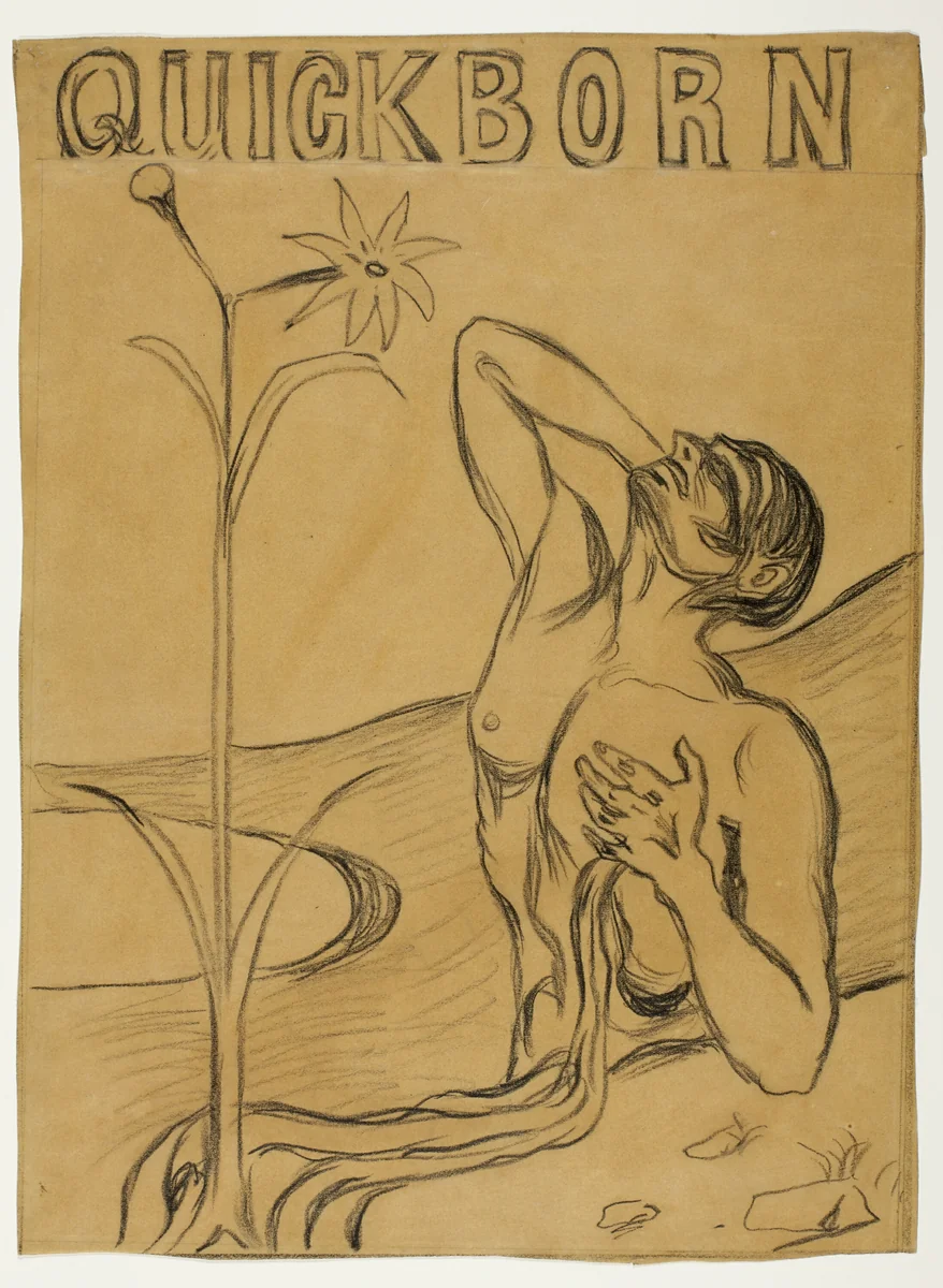 The Flower of Pain by Edvard Munch, print, 1898