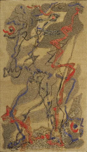 Figure by André Masson, painting, 1926