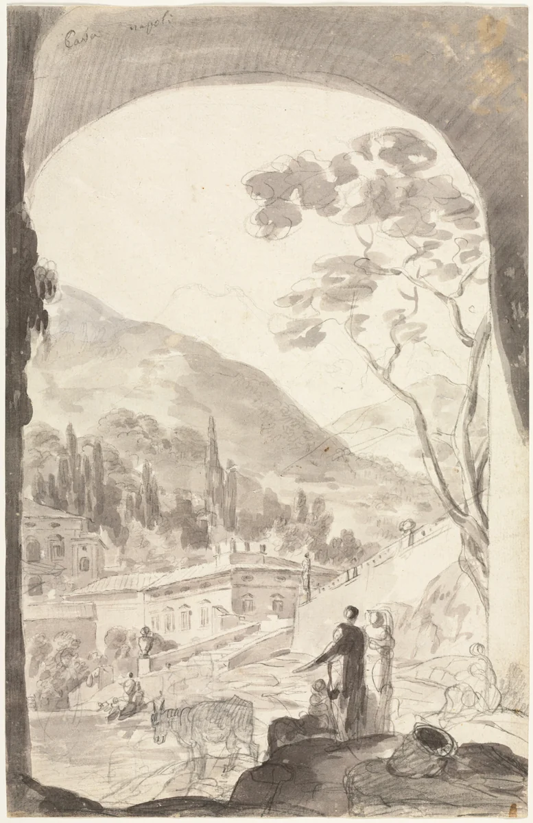 Cava Napoli by Jean Honoré Fragonard, drawing, 1700-1899