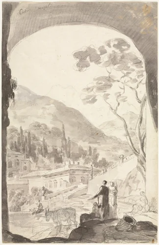 Cava Napoli by Jean Honoré Fragonard, drawing, 1700-1899