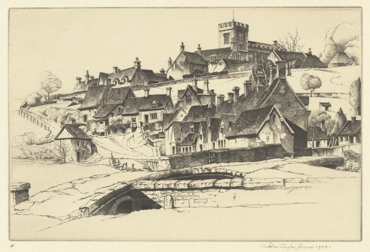 The Old Order by John Taylor Arms, print, 1948