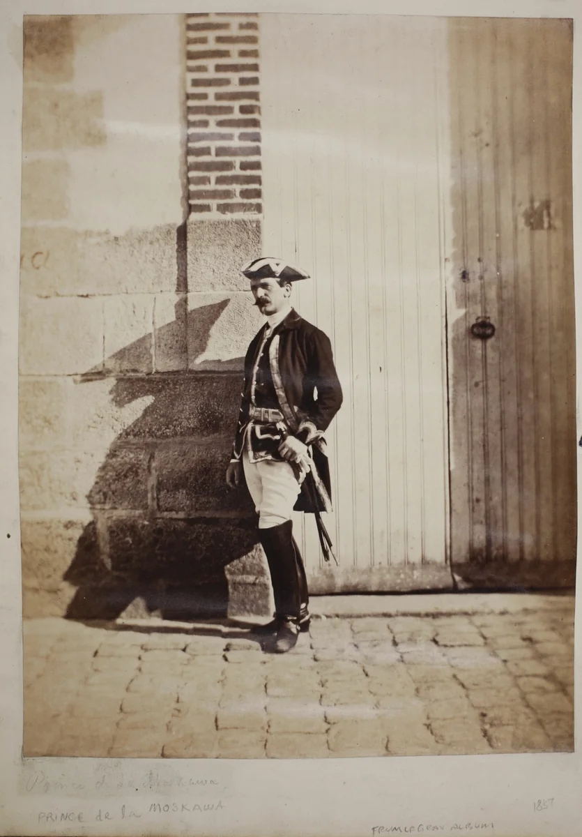 Prince Moskova at Chalons by Gustave Le Gray, photograph, 1857