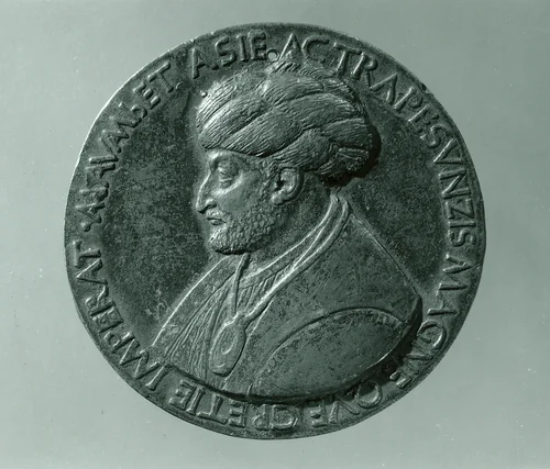 Medal: Sultan Mehmed II by Bertoldo di Giovanni, metalwork, 1480
