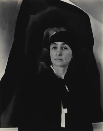 Georgia O'Keeffe by Alfred Stieglitz, photograph, 1930